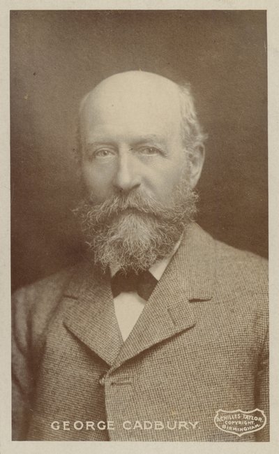 George Cadbury (1839-1922), English Chocolate Manufacturer and Campaigner on Social Issues by English Photographer